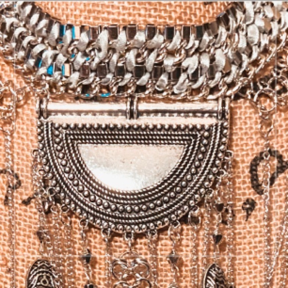 LAST-Boho VTG Indian Ethnic Large Collar Choker - Picture 5 of 8